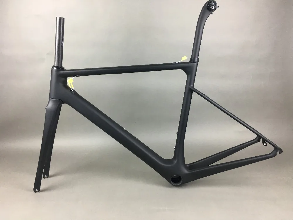 Классический высококачественный дизайн дерект тормоза полностью черный матовый велосипед карбоновая рама дорога, может сделать под заказ цвет живопись, EMS