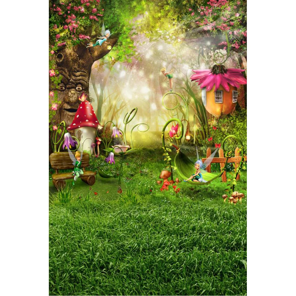 YEELE 10x8ft Dreamy Forest Garden Backdrop Kids Birthday Party Photography Background Pink Tree Butterfly Mushroom in Enchanted Forest Decoration Infant Newborn Photos Baby Shower Photobooth Props YEELE 10x8ft Dreamy Forest Garden Backdrop Kids Birthday Party Photography Background Pink Tree Butterfly Mushroom in Enchanted Forest Decoration Infant Newborn Photos Baby Shower Photobooth Props