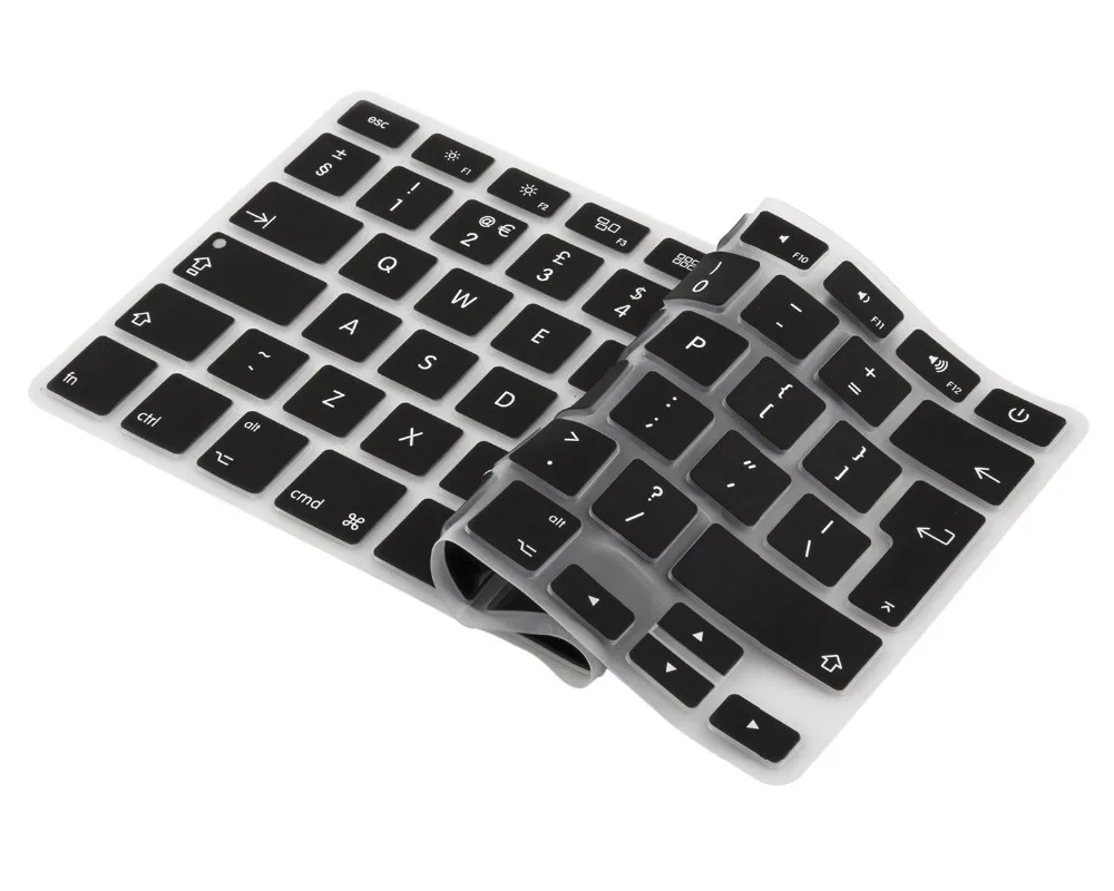 MOSISO Европа/Великобритания английская клавиатура для ноутбука Macbook Air 13 A1466/A1369 Pro 15