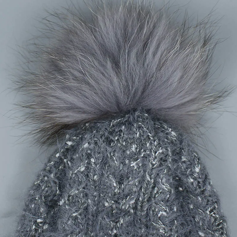 3 шт., женская зимняя вязаная шапка, шапка, шарф, перчатка, модная шапка в полоску с меховыми помпонами, Gorros Bonnet Gorros