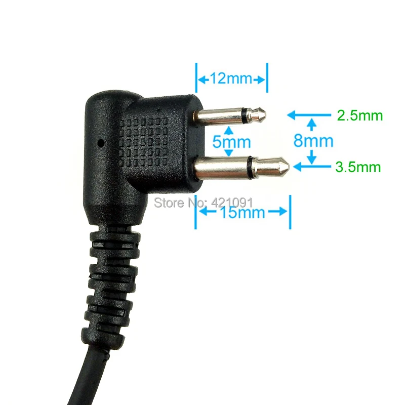 M type 2 Pin Portable Radio Headset Speaker Microphone Extension Cable for Motorola Walkie Talkie 4 IMG_20170321_000004