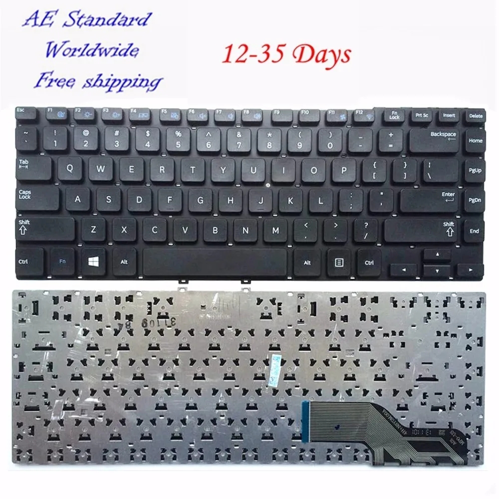 Свяжитесь с нами для SAMSUNG 300E4E 270E4V 275E4V 270E5E 350V4X NP350V4X 355V4X NP270E4E 270E4E 275E4E Клавиатура ноутбука черный английский