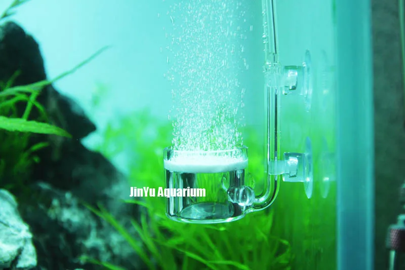 ОТП Стекло 2 в 1 CO2 диффузор распылитель обратный клапан пузырь счетчик водяное растение для аквариума садок для рыбы стиль ada