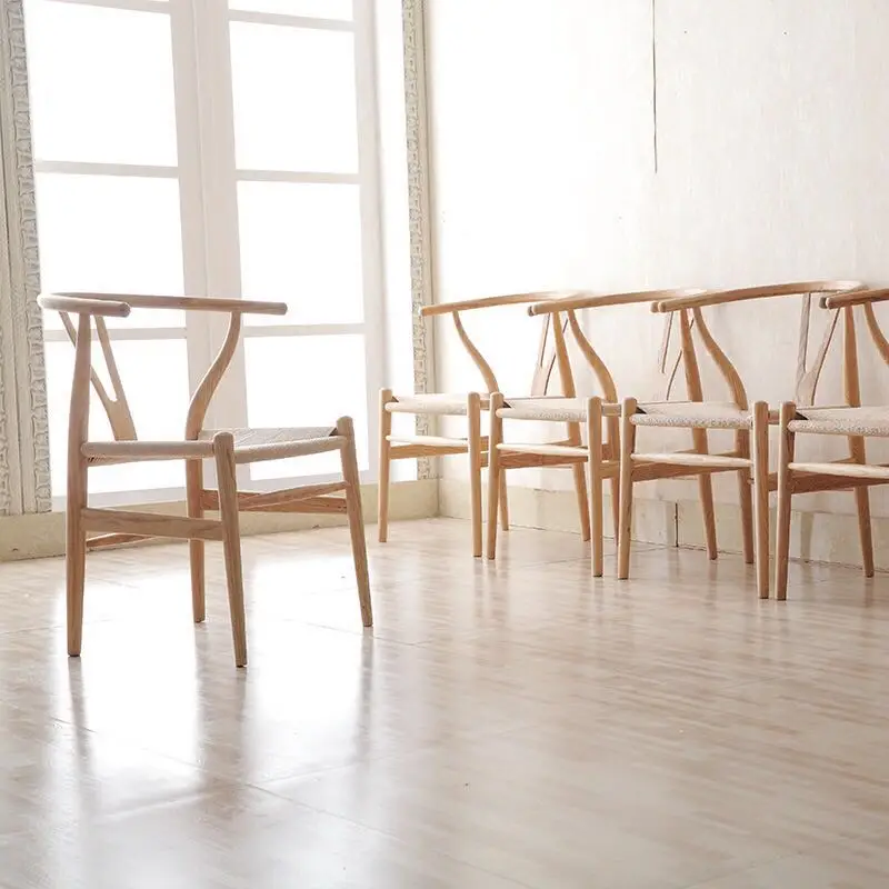 U-BEST 2018 new antique wood chair design leisure Wishbone Hans Wegner Y chair beech wood Ergonomic living room chair U-BEST 2018 new antique wood chair design leisure Wishbone Hans Wegner Y chair beech wood Ergonomic living room chair