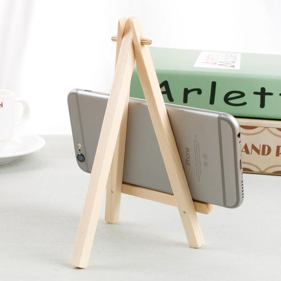 10pcs DIY 8*15cm Mini Artist Wooden Easel Wood Wedding Table Card Name