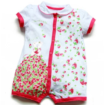 

Baby rompers kids clothes 100% cotton baby girls clothes baby rompers short sleeves baby summer kids clothes children clothing
