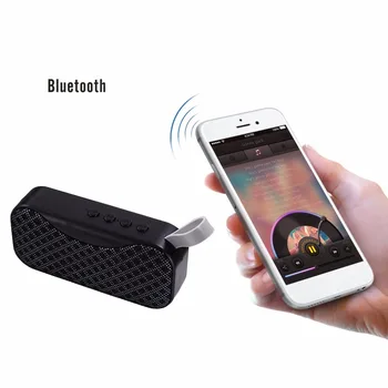 

HIFI Portable wireless Bluetooth Speaker Stereo Soundbar Hands-free Speaker Subwoofer Plug-in Card Speaker FM AUX for Phones