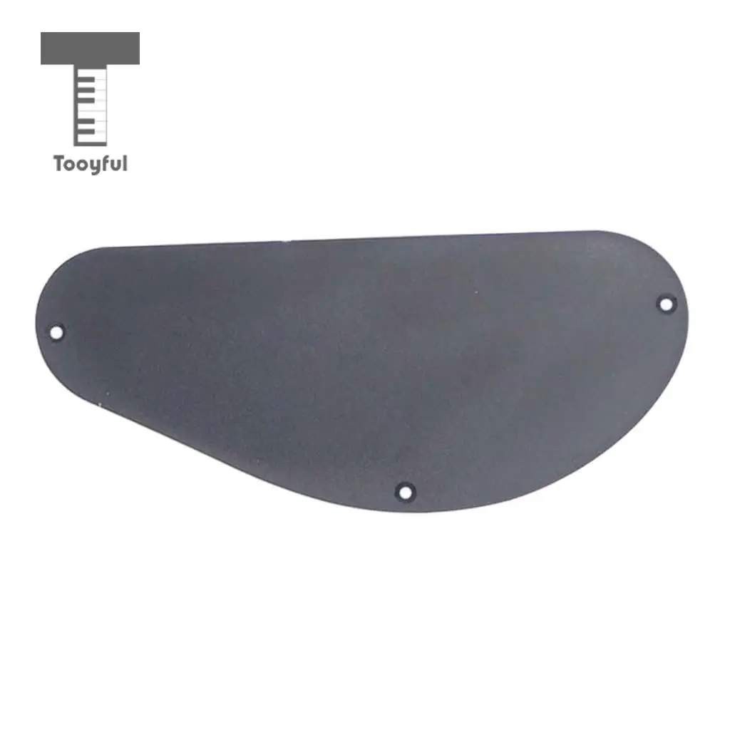 Tooyful Sand Grinding Guitar Pickguard Cavity Cover Back Plate for Guitar Bass Accessory Black