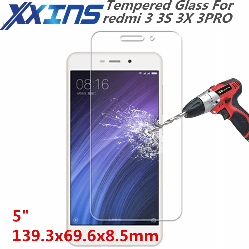 Закаленное стекло для redmi 3 3S 3X 3PRO Защитная пленка экрана телефона 5 дюймов скидка