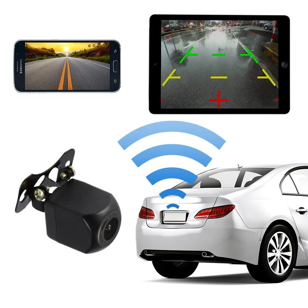 

Mini WIFI Rear View Camera HD Night vision Smart Wireless Realtime Video Safety Parking Backup Camera DY223