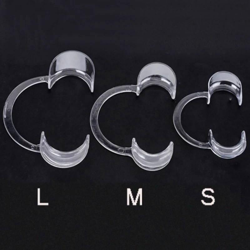 

5 pieces Professional C-Type Dental Cheek Retractors Lip Mouth Opener Teeth Whitening Retractor Orthodontics Tool S/M/L
