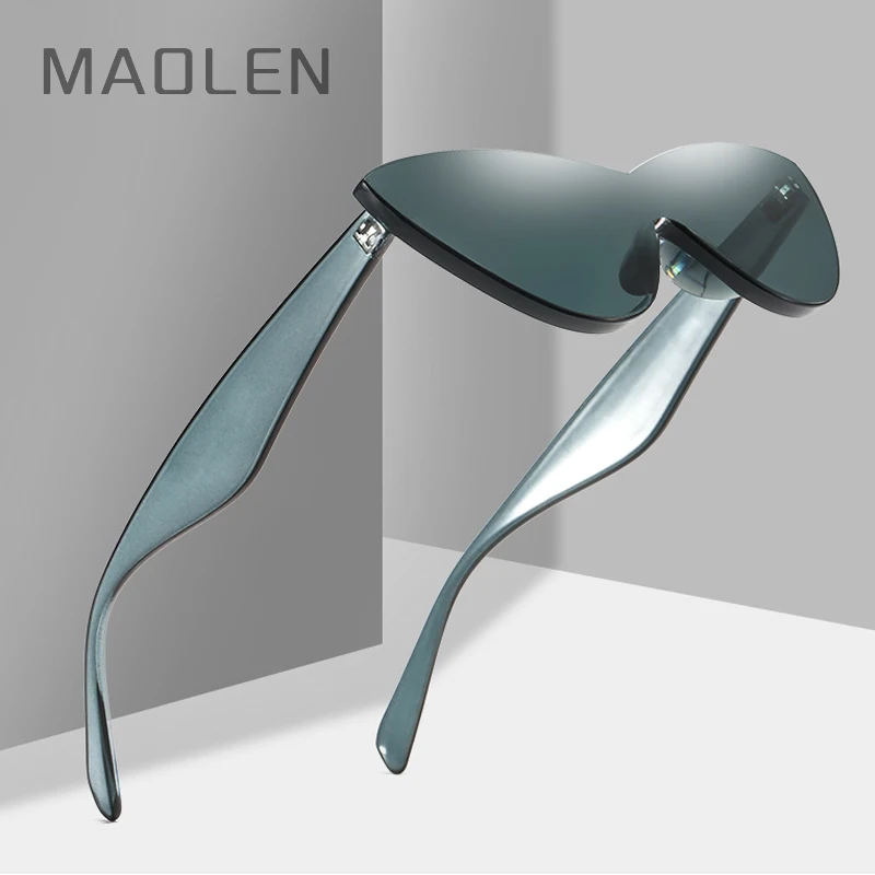 MAOLEN Новые солнцезащитные очки Для женщин Кошачий глаз Роскошные Брендовая