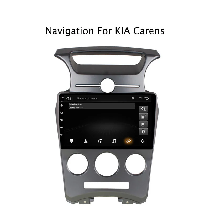 Cheap NAVITOPIA 9inch 4G LTE WIFI Head Unit for Kia Carens 2007-2011 Android 6.0 2G+32G Car DVD Multimedia GPS Navigation 3