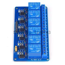 5PCS 6Channel New 6Channel Relay Module Relay Expansion Board 12V Low Level Triggered 6Way Relay Module For Arduino