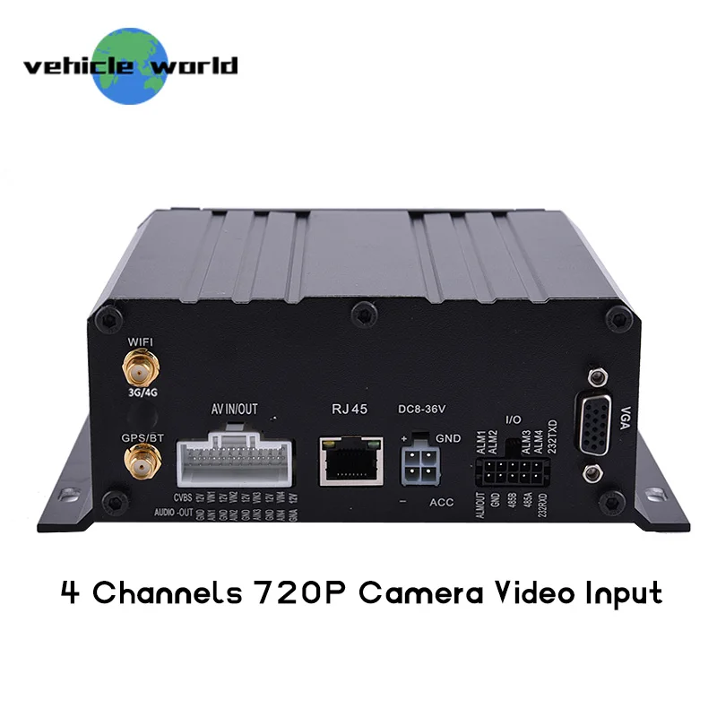 HDD MDVR 4CH HDD 720P WI-FI gps Мобильный DVR