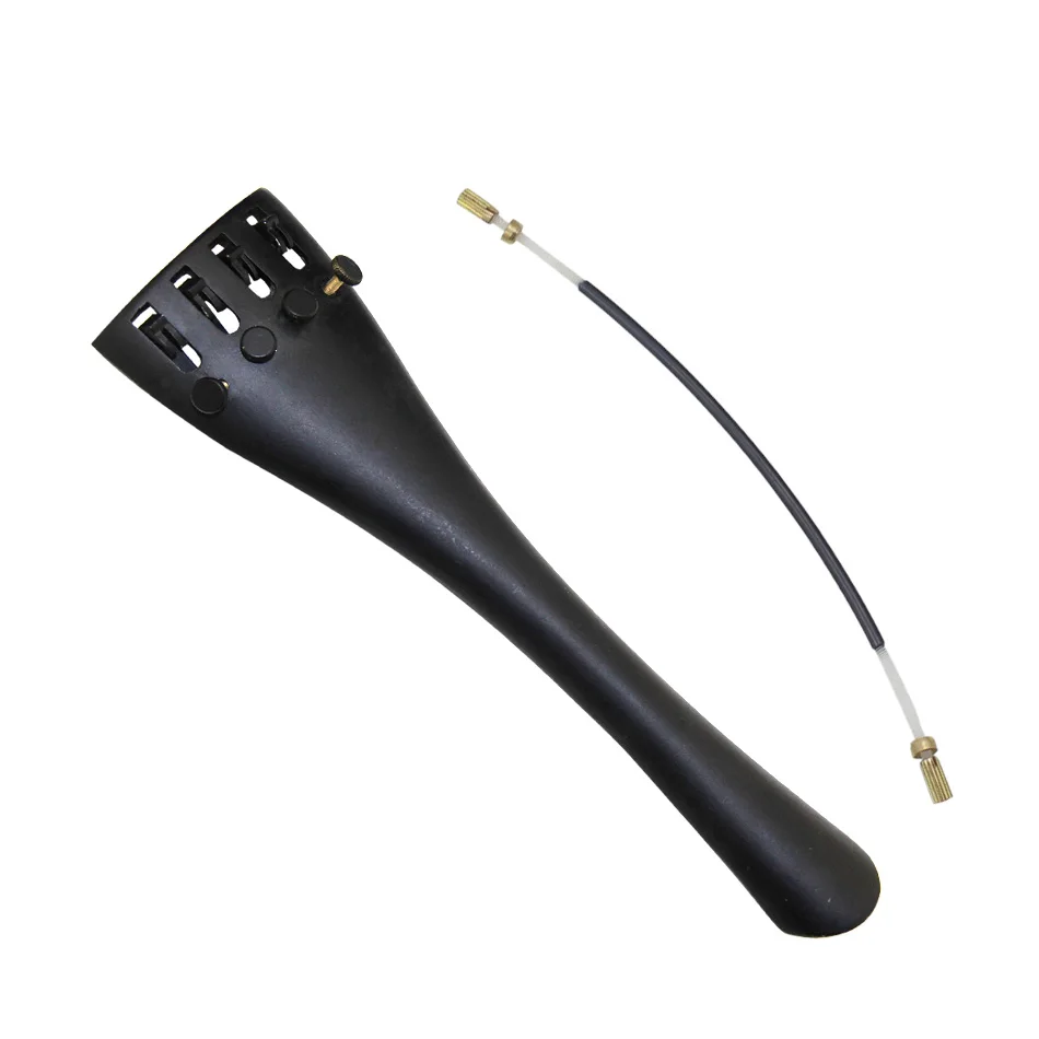 

BATESMUSIC Cello Tailpiece Aluminum Alloy Tailpiece with Adjustable Tailgut for 3/4 4/4 Cello String Instruments Parts