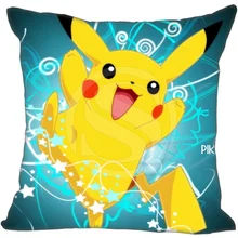 New Pikachu Pokemon Pillowcase Cartoon Custom Throw Pillow Case