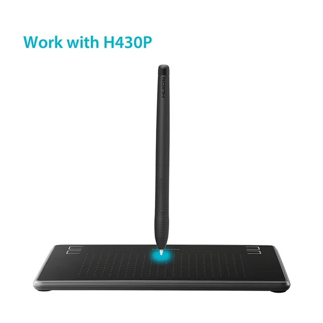 HUION PW201 Battery-free Pen 4096 Levels with Two Side Customized Keys Applicable for Digital Graphics Drawing Tablet H430P 4
