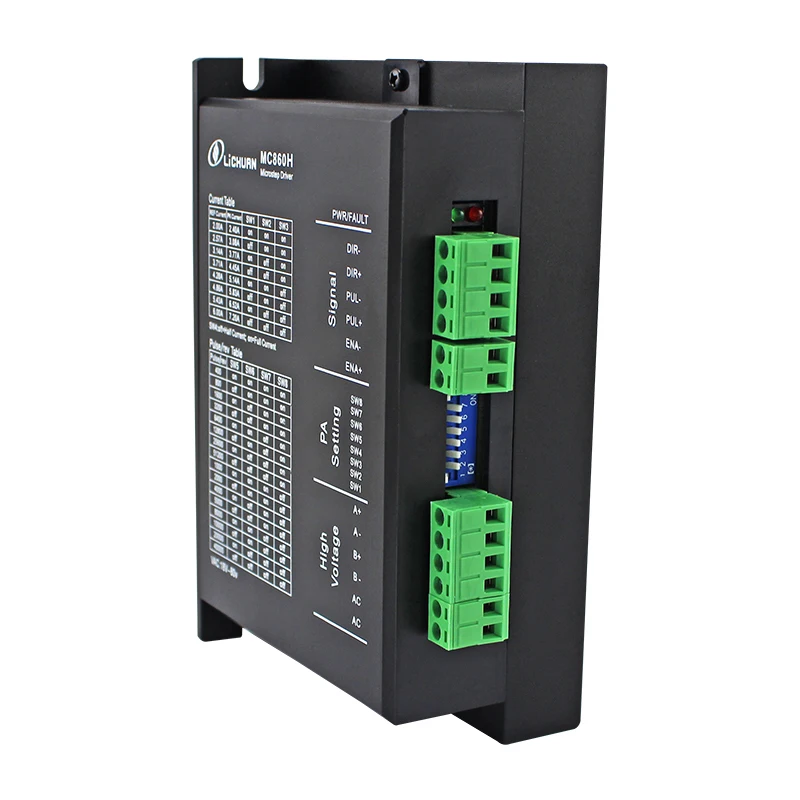 

2 Phase NEMA34 Hybrid Stepper Motor Driver AC48V 7.2A Stepper Motor Controller MC860H Replace DM860H