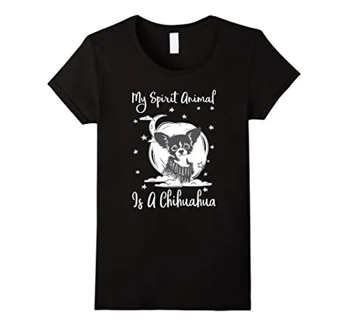 

My Spirit Animal Is A Chihuahua T-shirt Sale Women'S T Shirt Women Lovely Style Hot Sale Shirt Brand Loose Clothes Top Tee