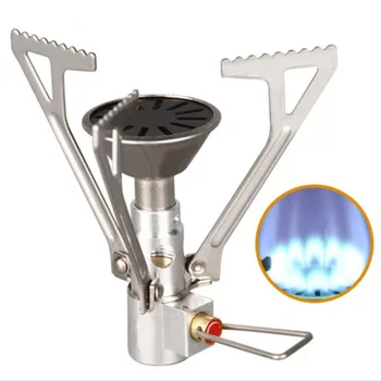 

Stainless Steel Mini Camping Picnic Stoves Folding Outdoor Gas Stove Portable Stoves Cooker for Camping Hiking