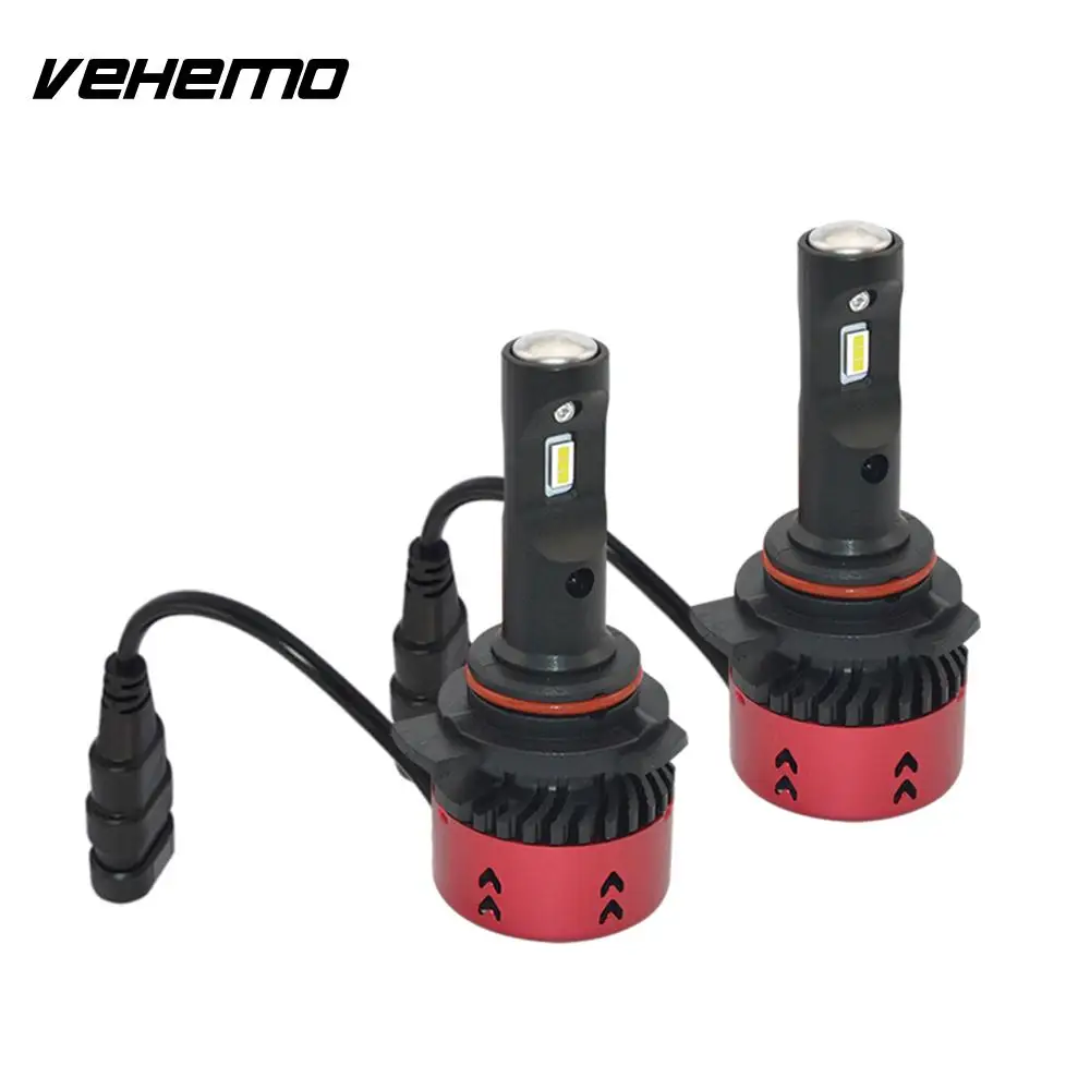 Vehemo 6000 К H7 H8 Foglight Hi/Lo луч светодиодный свет лампы Супер яркий фар Универсальный автомобиль для укладки 70 вт