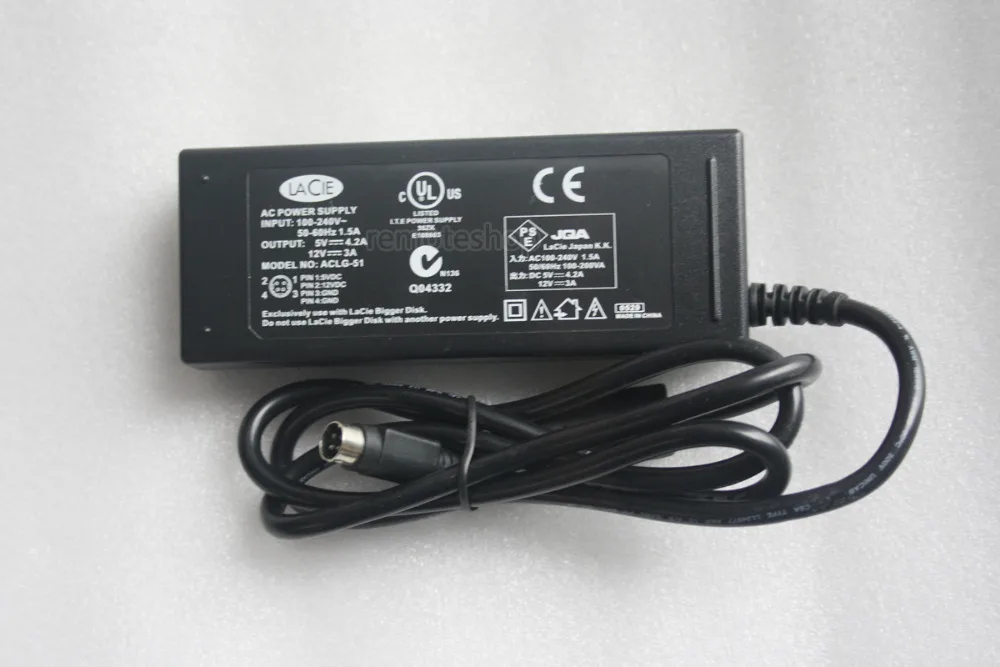 Genuine 710200 ACU057A-0512 AC POWER ADAPTER 5V 4.2A 12V 3A 4-pin |