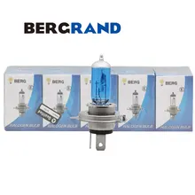 10 шт. автомобиль галогеновая ксеноновая лампочка H4 9003 высокий низкий пучок 100/90 W P43t супер ксенон белый 4300 К светодиодный налобный фонарь свет лампы для авто