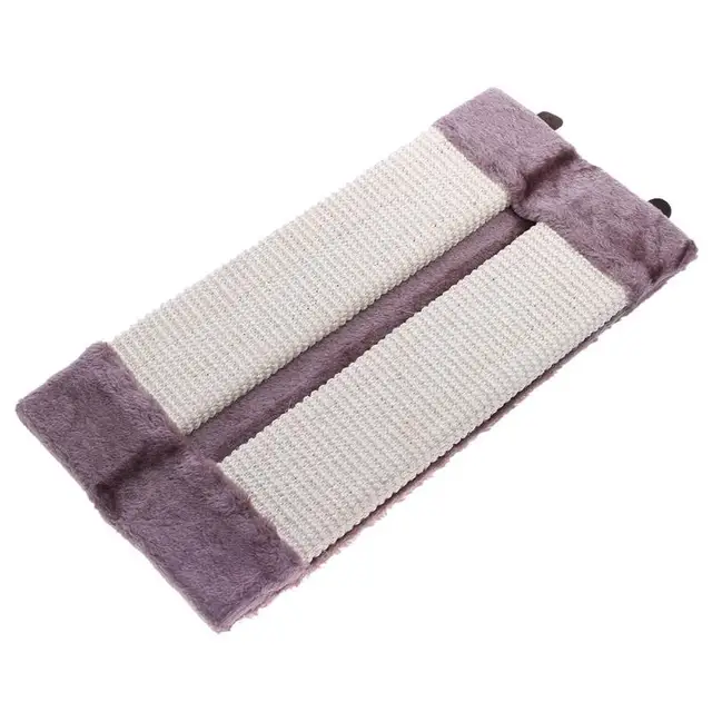 Folding Funny Cat Scratch Toy Catnip Sisal Hemp Kitten Cat Scratching Post Training Toy Sofa Wall Corner Scratcher Pad Mat Board