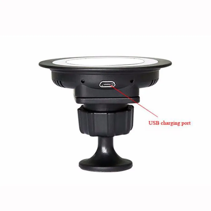 

MOSUNX Qi Wireless Charger Dock 360 Rotating Mount Car Holder Charging Pad Drop Shipping Futural Digital New AP20