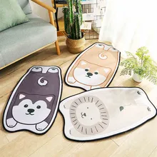 50x80 см мультфильм собака/Лев мягкие плюшевые ноги площадку декоративный коврик двери бытовой Ванная комната Абсорбент ковер спальня ковер Нескользящие