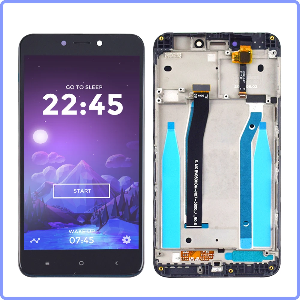 

For Xiaomi Redmi 4X LCD Display Touch Screen Digitizer Assembly Frame For Xiaomi Redmi 4X Display Screen Replacement