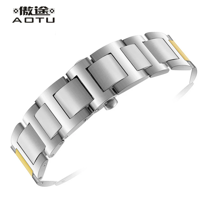 Stainless Steel Watchbands For CARTIER BALLON BLEU DE CARTIER Ladies Watch Bracelet Belt Men Watch Straps Metal Women Watchband Stainless Steel Watchbands For CARTIER BALLON BLEU DE CARTIER Ladies Watch Bracelet Belt Men Watch Straps Metal Women Watchband