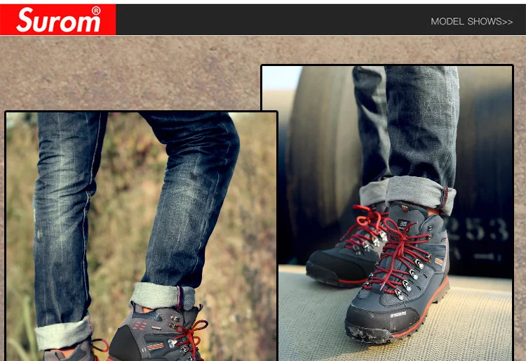 SUROM уличная спортивная мужская обувь, кроссовки для взрослых, мужские удобные треккинговые ботинки, тактические треккинговые кроссовки