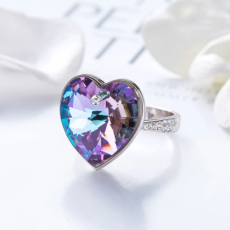 Cdyle, Ювелирное кольцо, женское, украшенное кристаллом, обручальное кольцо, подарки для женщин, кольцо на палец