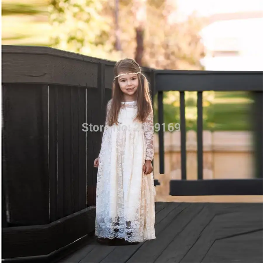 bohemian communion dress