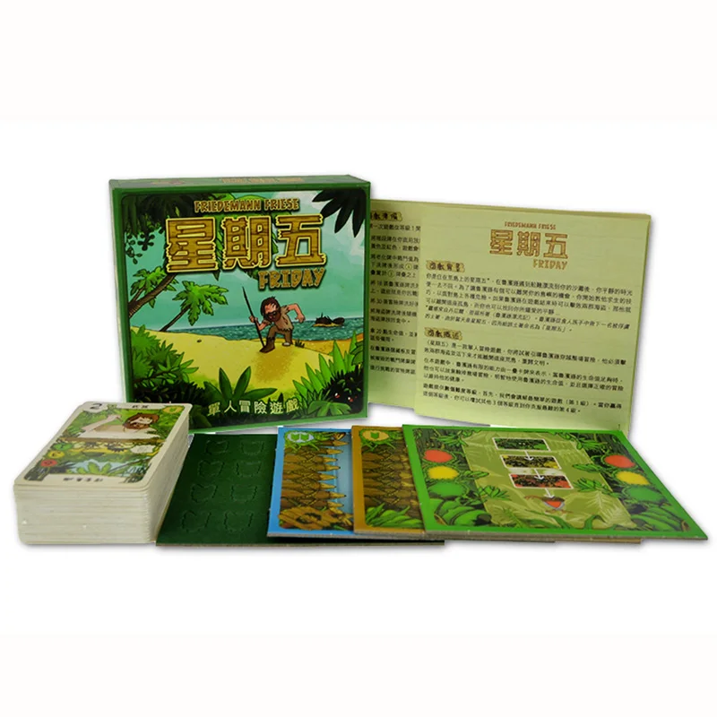 

Friday Board Game 1 Players Family/Party Best Gift for Children Chinses Version Send English rules Single Adventure Game 11