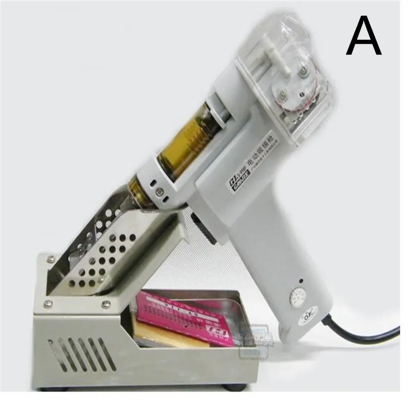 Автоматический всасывающий оловянный Электрический абсорбирующий пистолет S-998P Электрический вакуумный двойной насос припоя присоска распайки пистолет 110/220 В 100 Вт - Цвет: A-220V