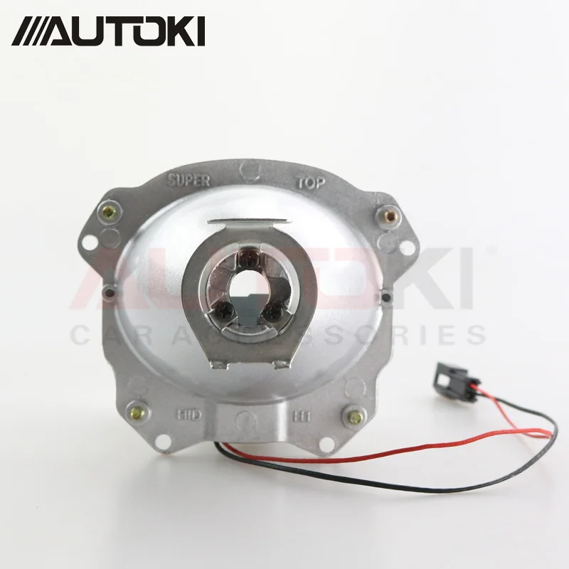 Autoki обновление супер 3.0 дюйма металлический bi xenon объектив проектора использование H1 ксеноновая лампа для автомобильных фар