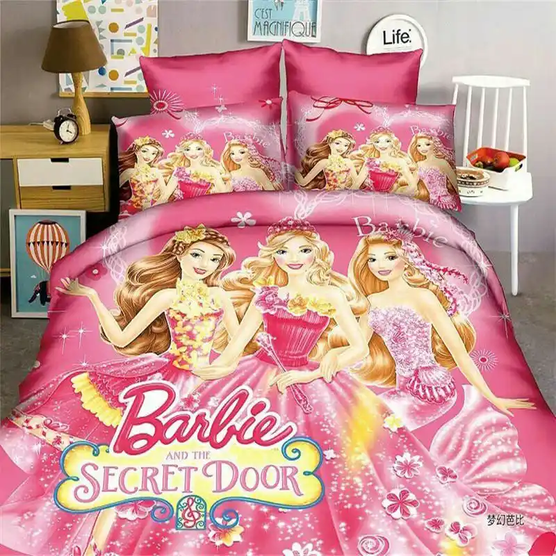 Barbie Enfants Linge De Lit Lit Linge 100 x 135 cm