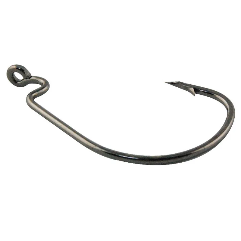 Hyaena 150pcs 7316 High Carbon Steel Fishing Hooks Offset Jig 2X Worm Big Fishing Hook Set With Box Size 1 1/0 2/0 3/0 4/0 5/0