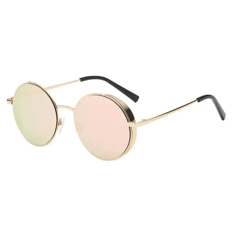 

woweile # 4006 Women Men Fashion Rounded Metal Frame Brand Classic Sunglasses