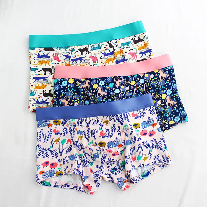 mens patterned boxer briefs