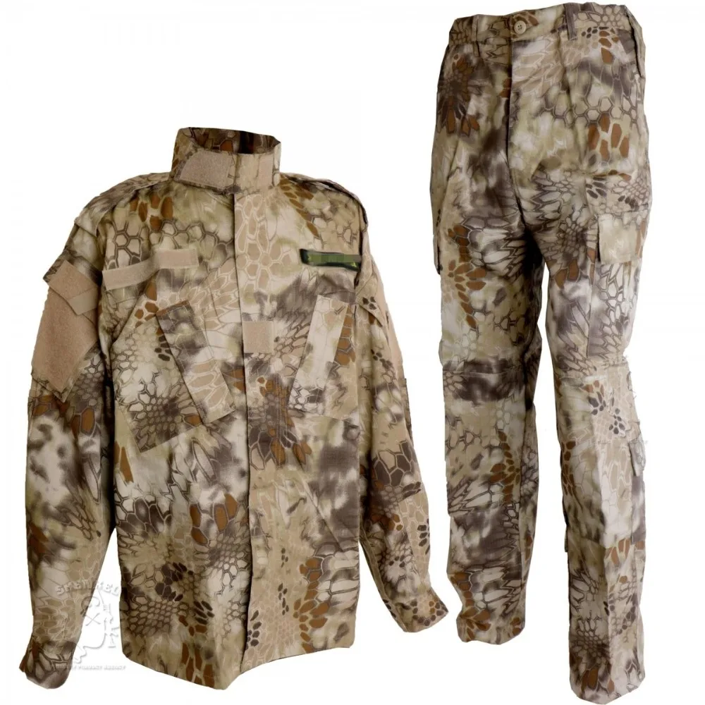 

Kryptek Camouflage Highlander Tactical Combat BDU Uniform US Army Military Battlefield Training Clothes Hunting Clothing