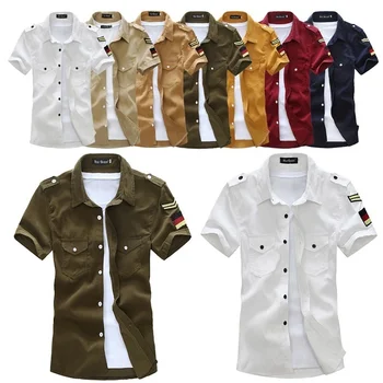 

New Men Fashion Summertime Tide-korean Short Sleeve Shirt
