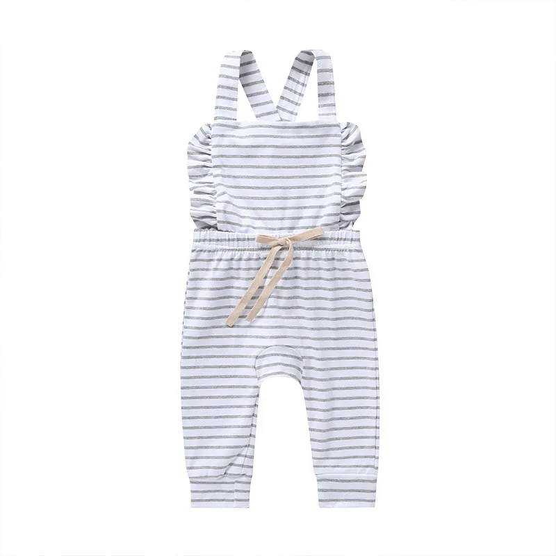 Baby Rompers 2019 summer Fashion casual cotton children's jumpsuit newborn sling baby sleeveless romper Baby Clothing Baby Rompers 2019 summer Fashion casual cotton children's jumpsuit newborn sling baby sleeveless romper Baby Clothing