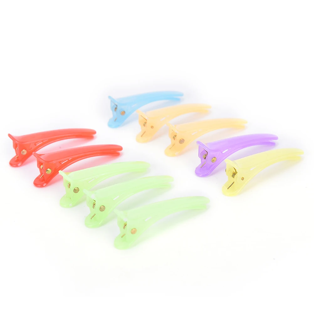 

1 pcs Candy Colors Hair Clips Accessories Hairpins Professional Plastic Duck Teeth Bows