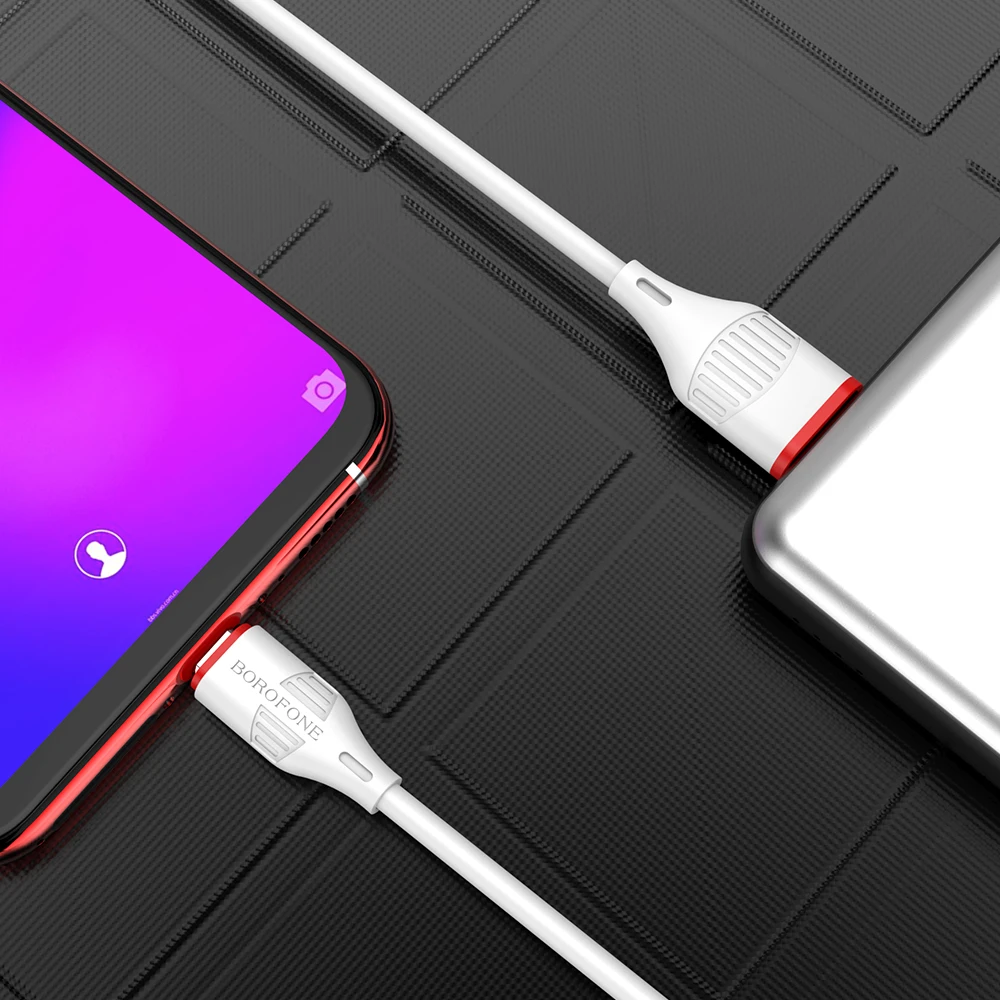 المصغّر USB كابل HOCO Borofone BX17 سريع تهمة USB كابل بيانات لسامسونج Xiaomi اللوحي شاحن هاتف محمول يعمل بنظام تشغيل أندرويد USB كابل شحن