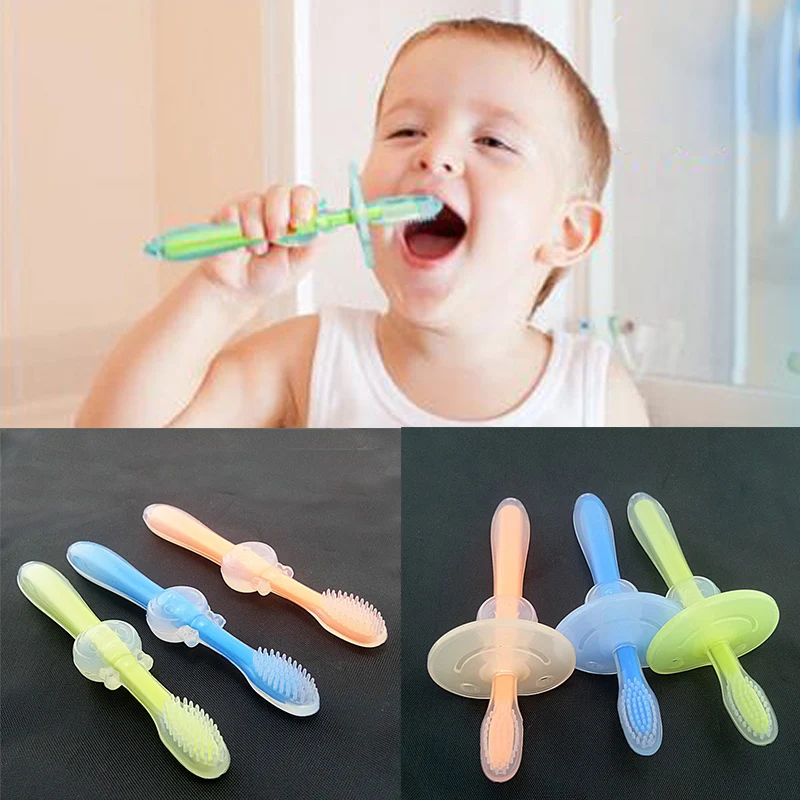 Baby Infants Kids Soft Safe Bendable Teether Training Mitten Teething