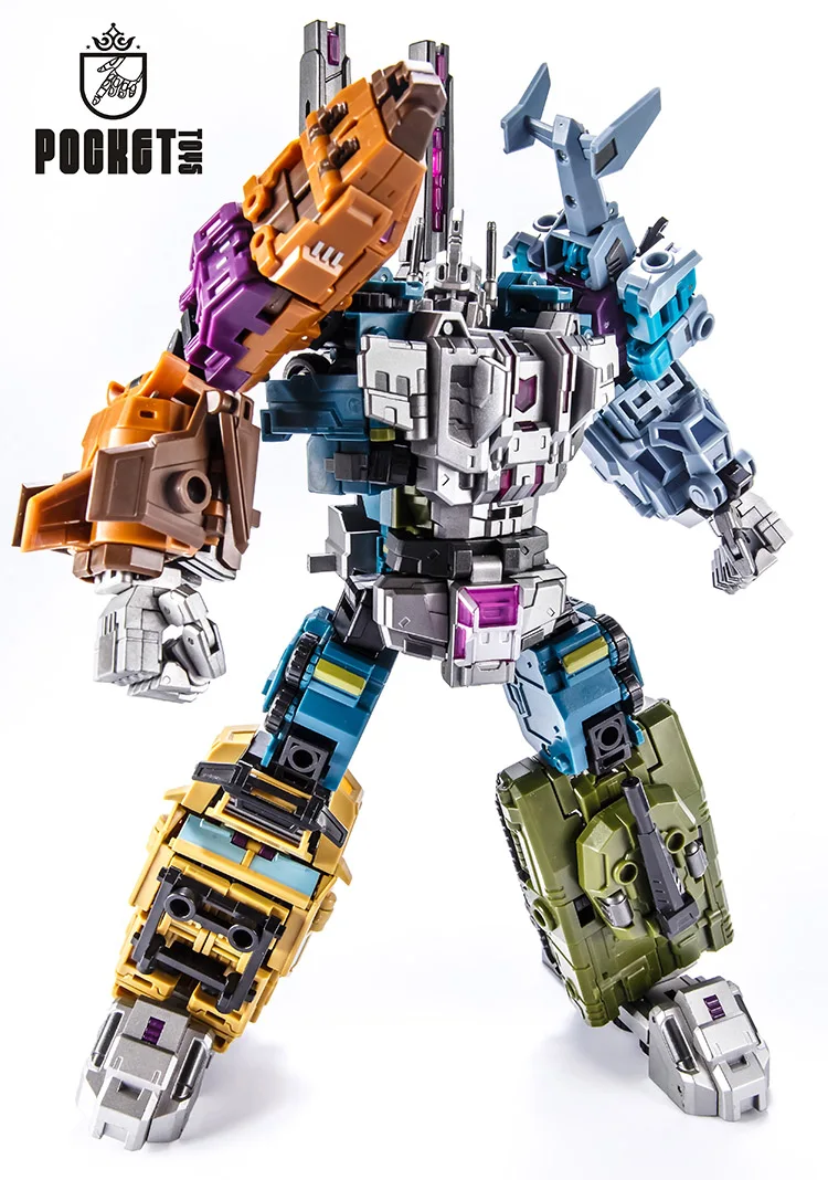 Figura de Ação Coleção de Brinquedos 5 em 1 Novidade Brutico Tamanhos Grandes 27cm Anime Combinação Robô Deformado Presentes g1 Pt05 4 Cheap Figuras de ação